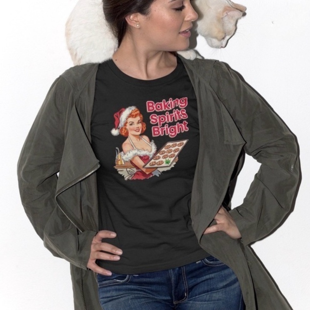 The Blind Medium | Baking Spirits Bright Black Graphic T-Shirt